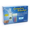 Picture of Toothpast Dispencer  Store Hands Free Wall Mounted Plastic Dust Proof Automatic Toothpaste Dispenser and Detachable Hole 5 Toothbrush Holder